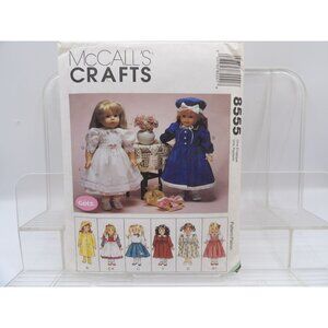 McCall's Crafts 8555 Doll Clothes Sewing Pattern For 18" Dolls